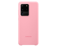 Samsung Silicone Cover do Galaxy S20 Ultra Pink - 544187 - zdjęcie 1